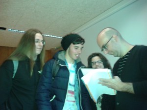 Valter Hugo Mãe na Escola José Régio