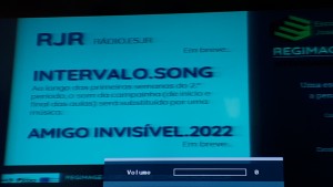 Música nos intervalos