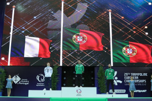 Campeão da Europa  de Ginástica de Trampolim individual